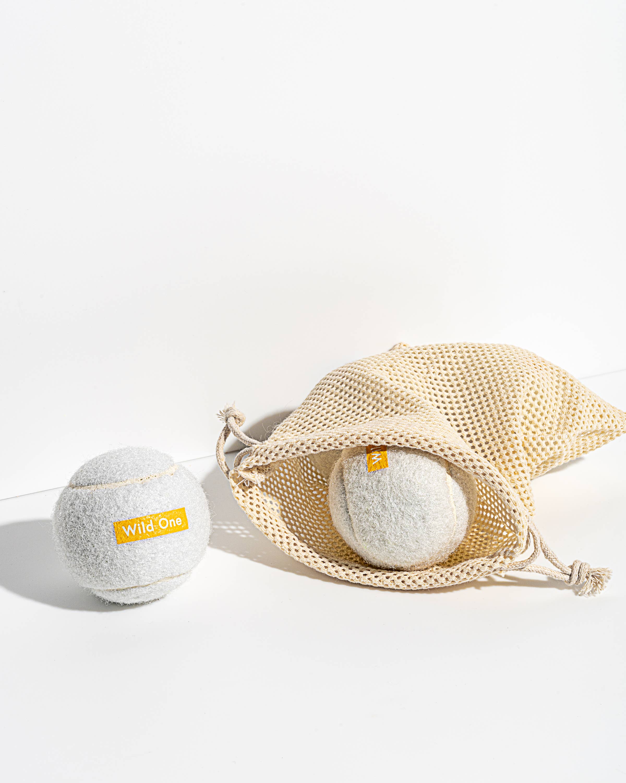 Wild One Set of 4 Tennis Balls in White