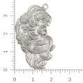 Handmade Pewter Christmas Ornament - Santa Claus