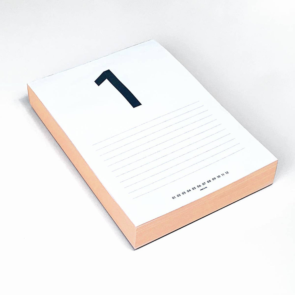 Wms&Co. Daily Calendar Pad: Blush