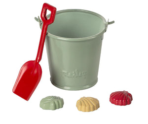 Maileg Beach Set - Shovel, bucket,  shells