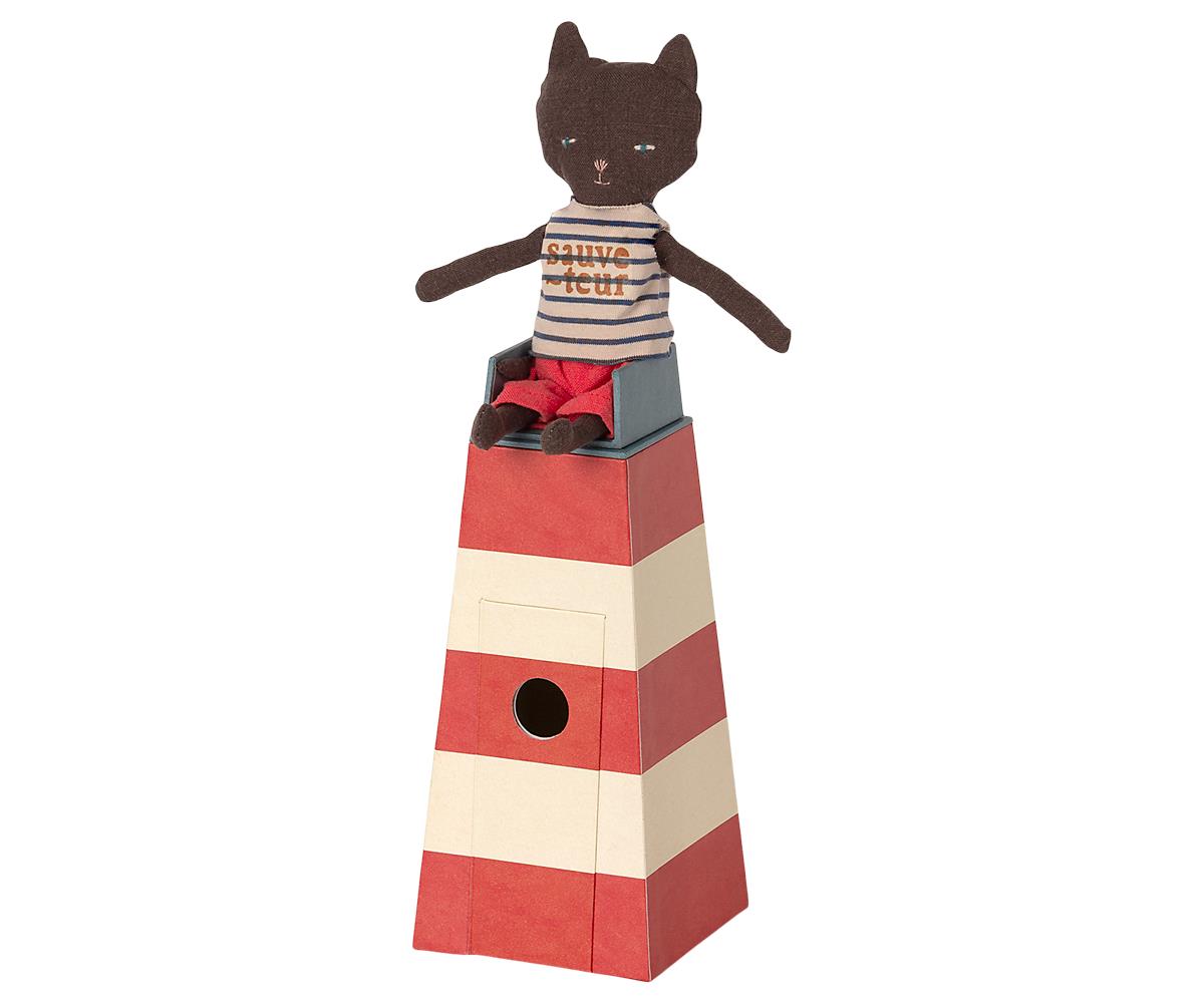 Maileg Sauveteur. Tower Cat