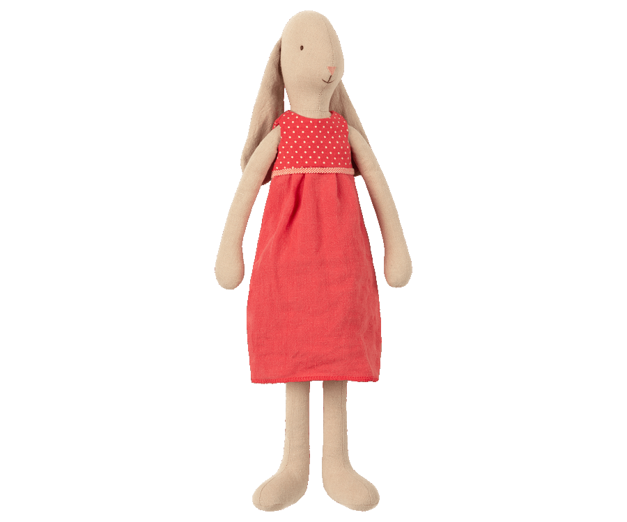 Maileg Bunny Red Dress - Size 3
