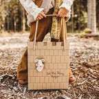 Maileg Castle Cardboard Bag - Mint