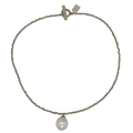 Edison Pearl Drop Vintage Silver