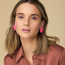 Load image into Gallery viewer, Mignonne Gavigan Mini Madeline Earrings - Neon Pink
