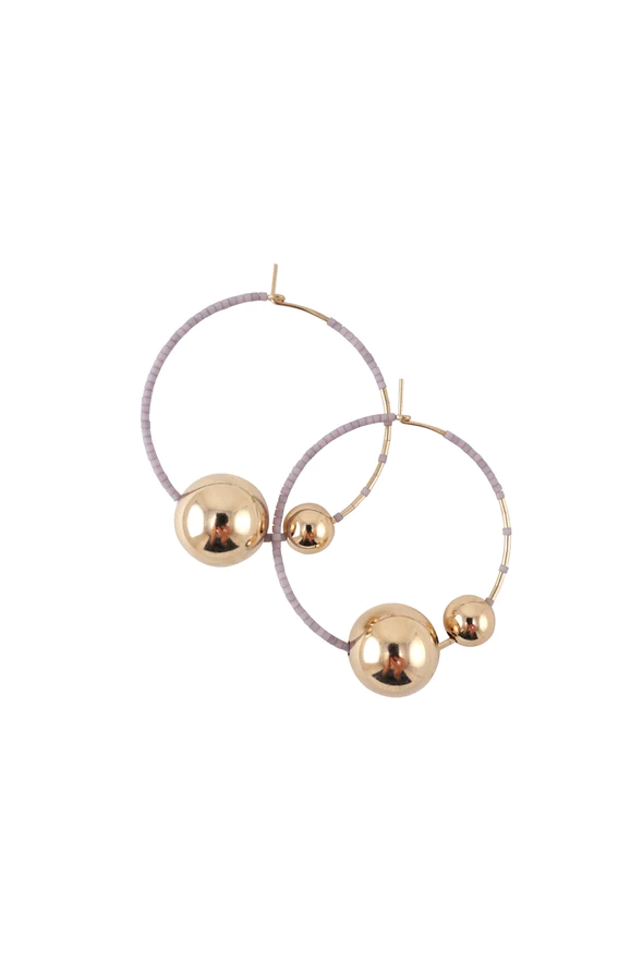 Abacus Row Kari Hoops - Wisteria