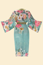 Load image into Gallery viewer, Powder UK Kimono Impressionist Floral - Teal
