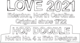 Hop Doodle T-Shirt (A) LOVE