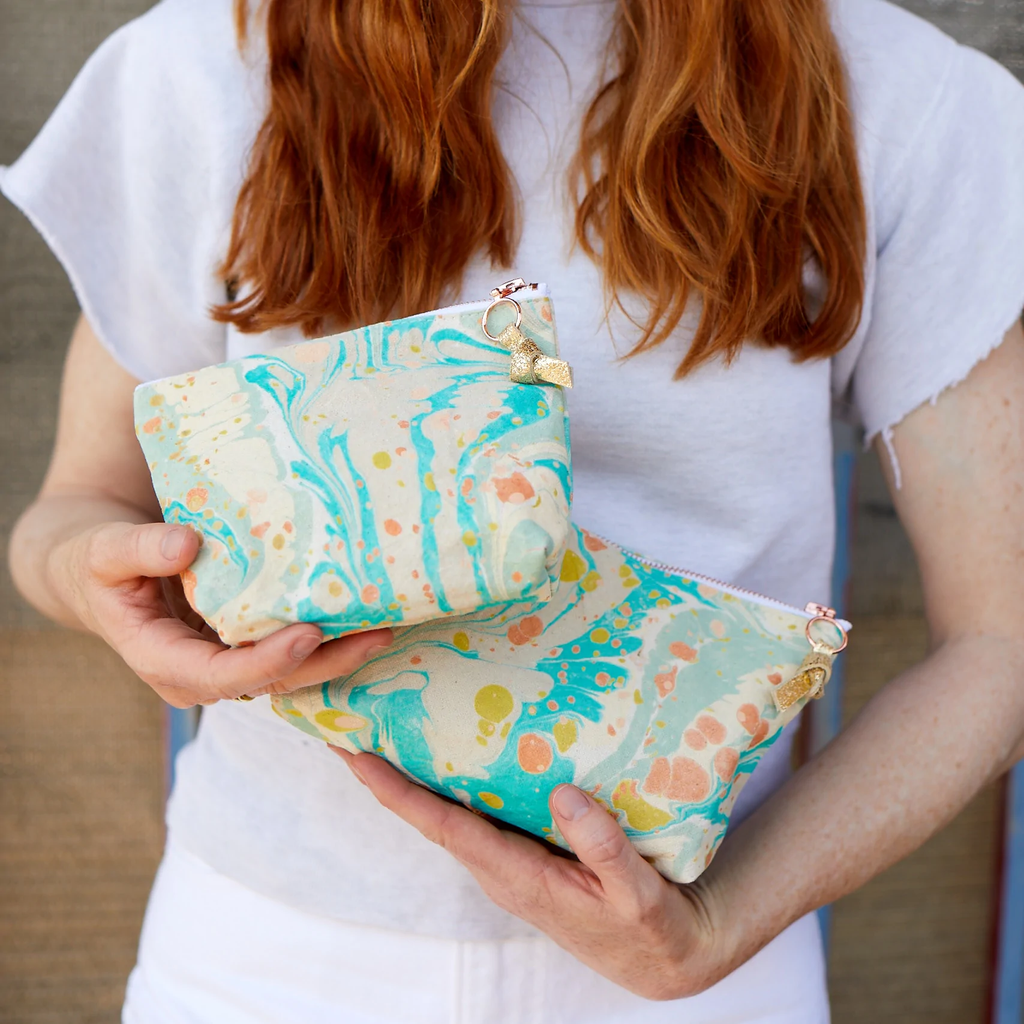 Love Mert - Astral Marbled Pouch Small - Lake
