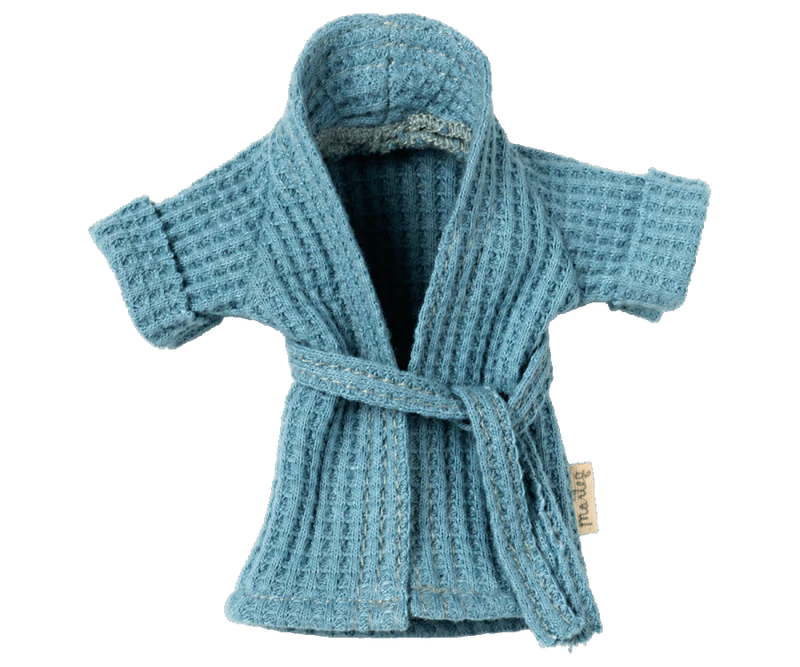 Maileg Bathrobe - Dusty Blue