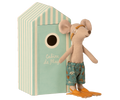 Maileg Beach mice - Big brother in Cabin de Plage