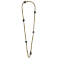 Turkish Gold + Black Wild Pearls