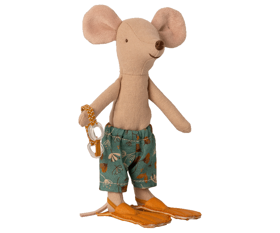 Maileg Beach mice - Big brother in Cabin de Plage