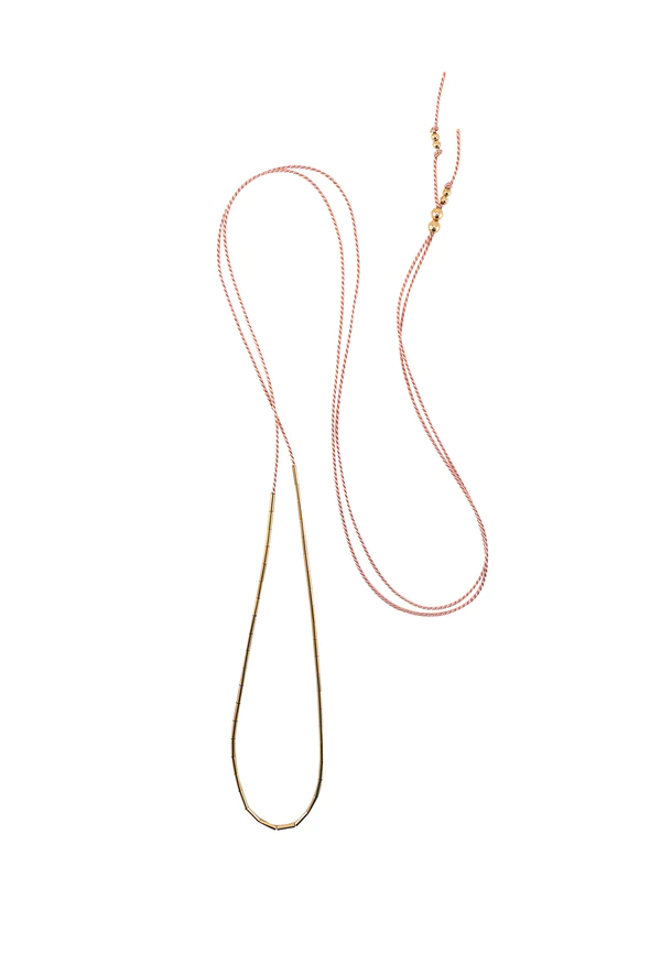 Abacus Row Dorado Necklace - Blush