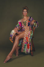 Load image into Gallery viewer, Powder UK Kimono  - Sage Iris
