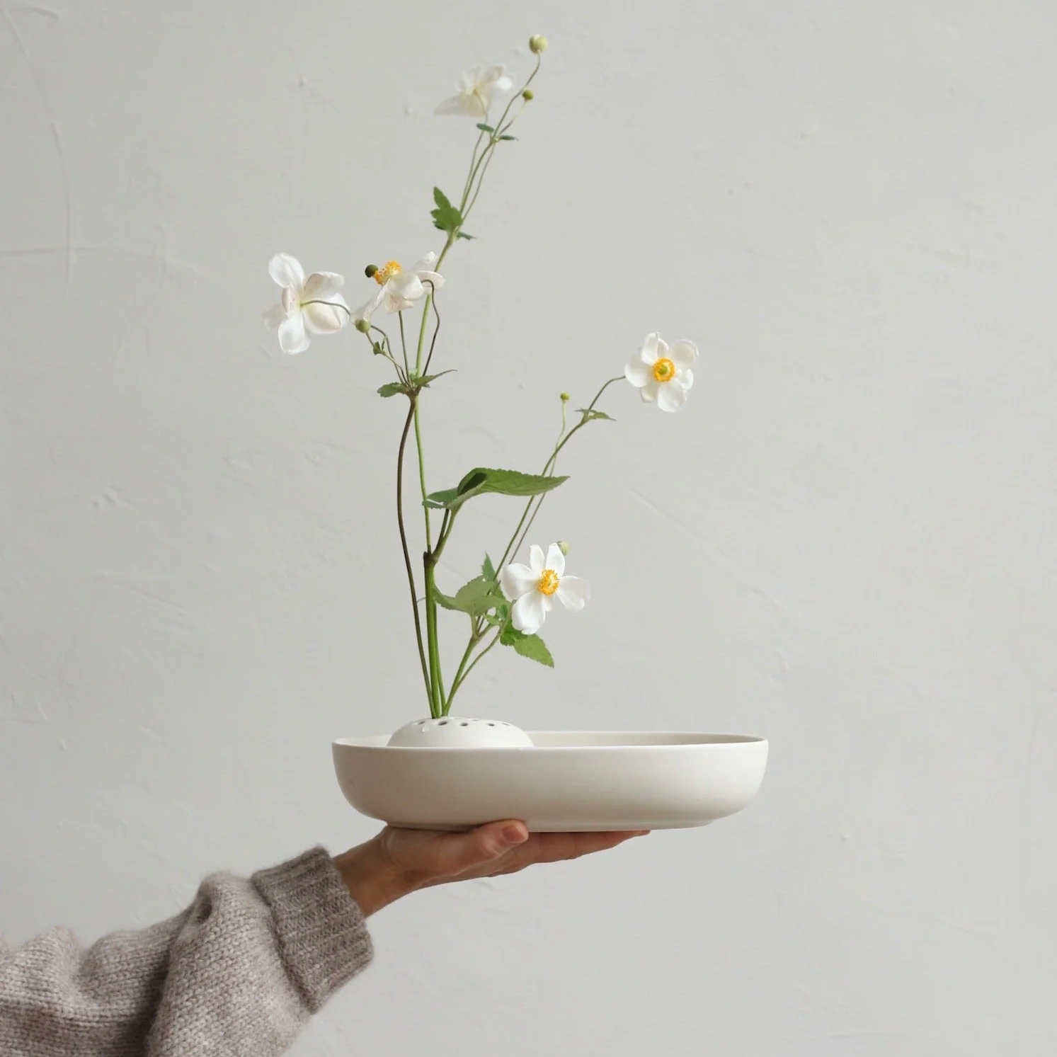 The Floral Society Ceramic Oval Frog