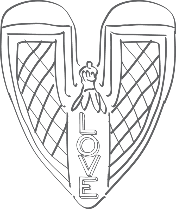 Hop Doodle T-Shirt (A) LOVE