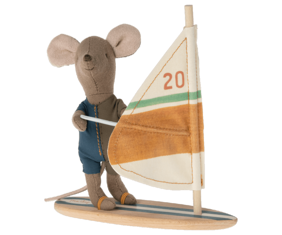 Maileg Beach Mouse - Surfer Little Brother