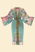 Load image into Gallery viewer, Powder UK Kimono Impressionist Floral - Teal
