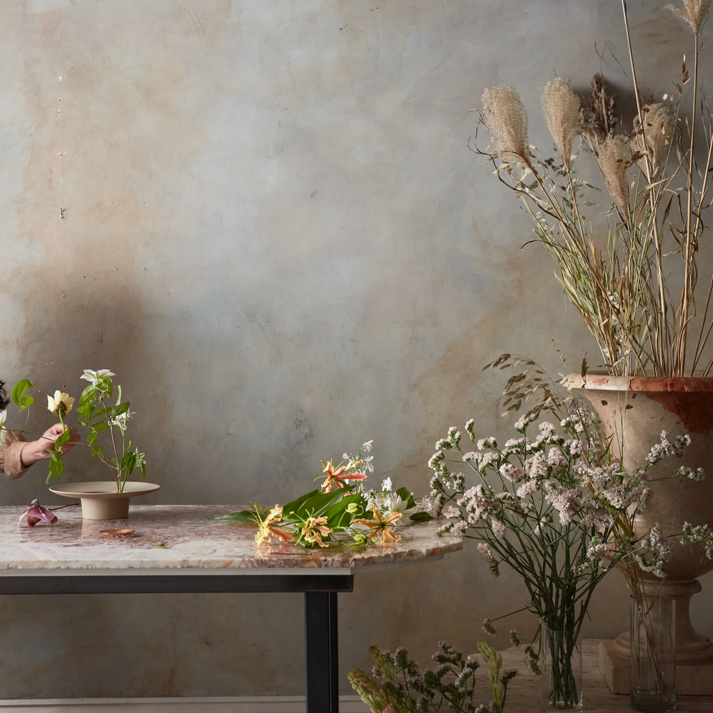 The Floral Society Ceramic Ikebana Vase - Sand