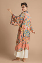 Load image into Gallery viewer, Powder UK Kimono Mediterranean Paisley - Coral
