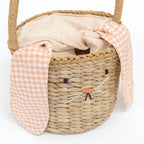 Meri Meri - Bunny Woven Straw Bag