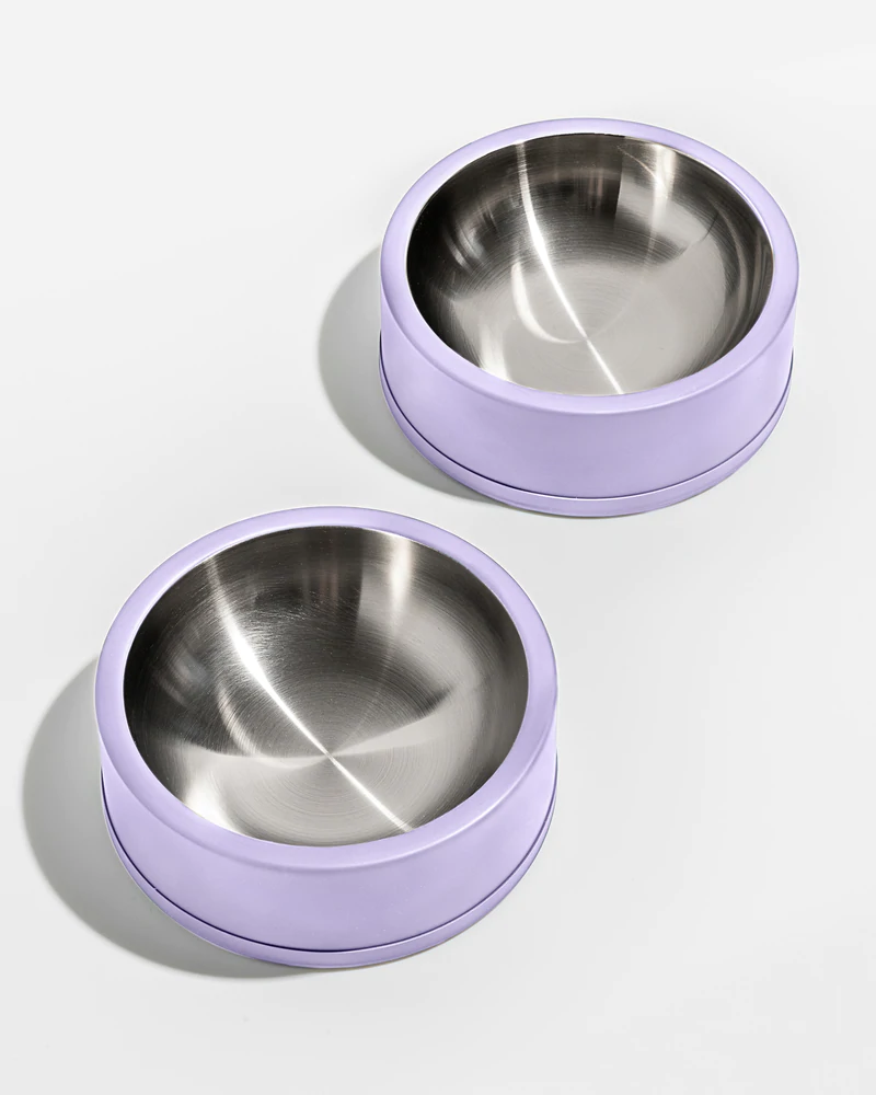 Wild One Dog Bowl - Lilac