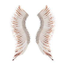 Load image into Gallery viewer, Mignonne Gavigan Madeline Earrings - Ivory + Rose Gold
