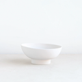 The Floral Society Ceramic Compote Vase - Matte White