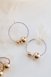 Abacus Row Kari Hoops - Wisteria