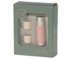Maileg Thermos and Cups - Soft Coral