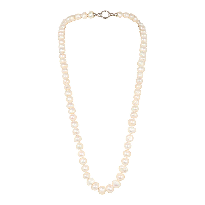 White 34" Bam Bam Necklace