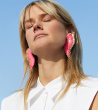 Load image into Gallery viewer, Mignonne Gavigan Madeline Earrings - Neon Pink
