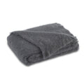 Brushed Mohair Throw - Slate