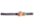 Maileg Hair Band - Dusty Rose Mint Double Flower