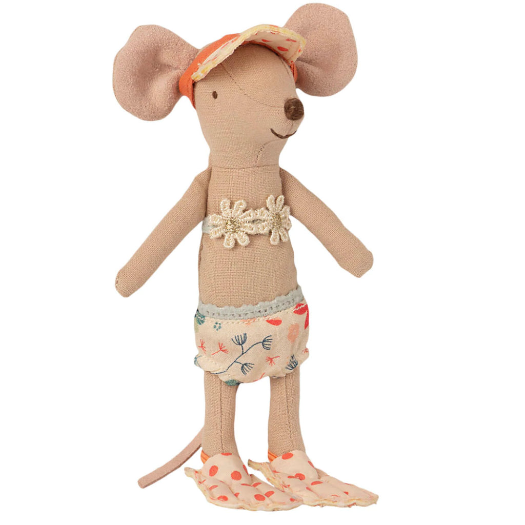 Maileg Beach mice - Big Sister in Cabin de Plage
